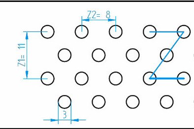 冲孔网板错排Z型